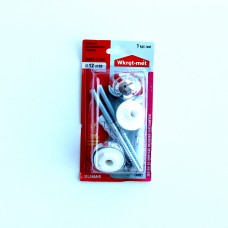 პისუარების სამაგრი ვერცხლისფერი BKMPX-12120S (2ც)