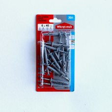 დუბელი გამჭედი ჭანჭიკით BSMK-06040 (20ც)