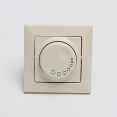 ჩამრთველი მარეგულირებლით 1000W CANDELLA MUTLUSAN 2125 444 0202 კრემისფერი