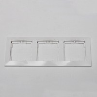 ჩამრთველის ჩარჩო ვერტიკალური 3-იანი CANDELLA MUTLUSAN 2125 800 2301 თეთრი