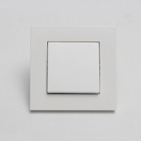 ჩამრთველი 1-იანი RITA MUTLUSAN 2220 401 0201 თეთრი