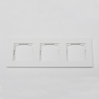 ჩამრთველის ჩარჩო ჰორიზონტალური 3-იანი MUTLUSAN 2220 800 1301 RITA  თეთრი