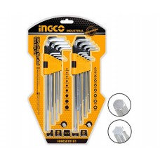 ექვსკუთხა სახრახნისი 18 ცალიანი (HHKSET0181)