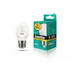 ლედ ნათურა Camelion LED ნათურა Lamp - LED10-G45/830/E27 10ვატი თბილი ნათება