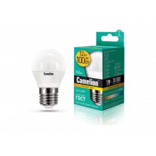 ლედ ნათურა Camelion LED Lamp - LED12-G45/830/E27 12ვატი თბილი ნათება