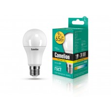 ლედ ნათურა Camelion Led Lamp LED9-A60/830/E27 9ვატი თბილის ნათება