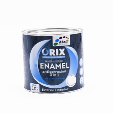 ემალი თეთრი ანტიკოროზიული Color ORIX 2.4 კგ RAL 9010