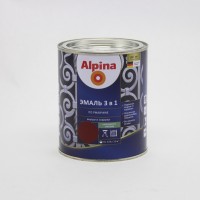 საღებავი ანტიკოროზიული AX BY AP DaR 3in1 RAL 3011 SM 0,75 LT