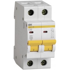 ავტომატური ამომრთველი. ВА47-29 2P 32A 4,5кА х-ка C IEK