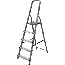 მეტალის კიბე ალუმინის საფეხურით 113, 1X5 (1130105)