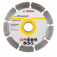 ალმასის საჭრელი დისკი ბეტონის Bosch ECO Universal 125x22.23მმ