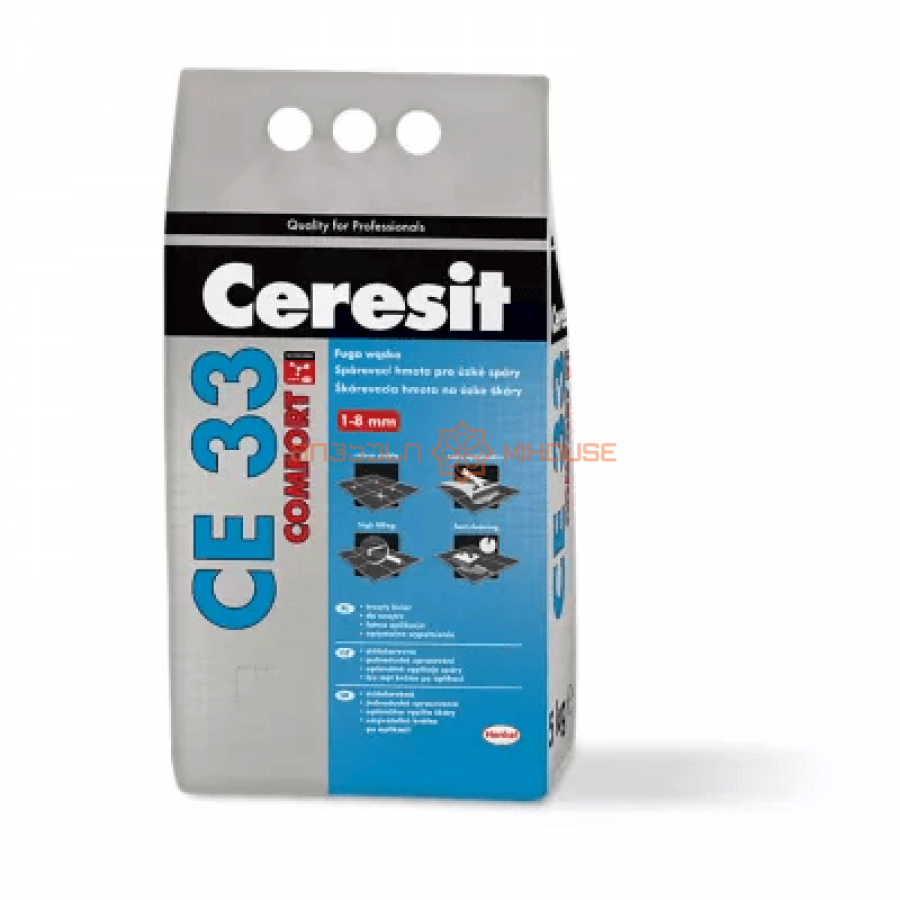 ფუგაceresit CE-33 1კგ (ნაცრისფერი)