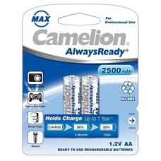 აკუმულატორი, 3038 Camelion AlwaysReady Max AA 2500mAh  2ც შეკრა NH-AA2500ARBP2