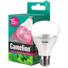 ლედ ნათურა Camelion LED15-PL/BIO/E27 ბიო ნათურა 15 ვატი ბიოკოლორი სპექტრი 23% ლურჯი 77% წითელი