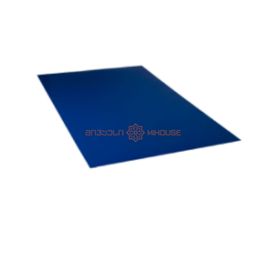 სასახურავე თუნუქის ფურცელი 0.45x1250 RAL 5005 ლურჯი