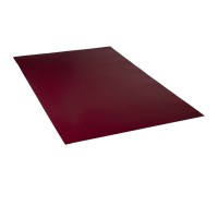 სასახურავე თუნუქის ფურცელი 0.35x1250 RAL 3005 წითელი