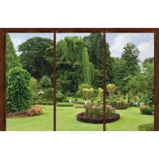 პანორამული შპალერი FTS 1314 window in garden 3.6X2.54 მ