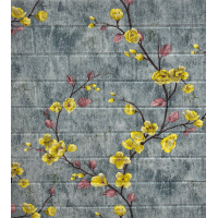 თვითწებვადი კედლის საფარიBP-5 Green plum blossom