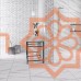 კედლის ფილა KARIS BIANCO LEAF DECOFON REC-1 30X90
