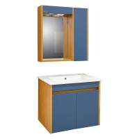 აბაზანის ავეჯი დასაკიდი KOPANO DARK BLUE+OAK 65 სმ