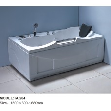 აბაზანა ჰიდრომასაჟით TA-204 150x80x68 სმ