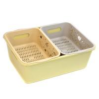 პლასტმასის კალათა,37.5*28*13cm MH-9236