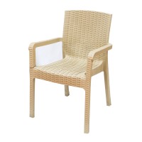 პლასტმასის სკამი VICTOR 85*75*58 კაპუჩინო