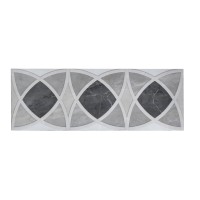 კედლის ფილა EMA LIGHT GRAY DECOR TRANSE 30X90