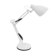 მაგიდის სანათი თეთრი ჩამრთველი კაბელზე ზო Camelion Desk Lamps KD-331 C01 230V 60 Watt ბუდე E14