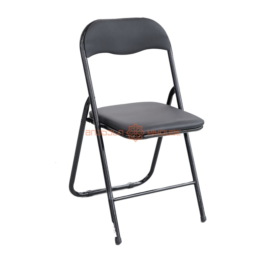 დასაკეცი სკამი შავი მეტალის BM-F01