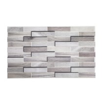 დეკორატიული პანელი PVC Parquet Grey 980 x 480 mm