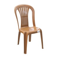 პლასტმასის სკამი SELIN ღია ყავისფერი