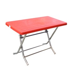 პლასტმასის მაგიდა R070 70x120 წითელი