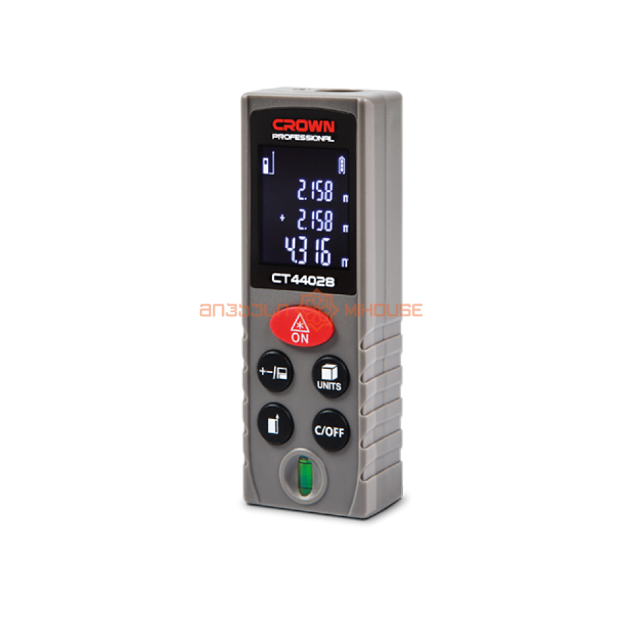 ლაზერული მანძილმზომი 40m CROWN CT44028