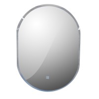 აბაზანის სარკე ოვალური ლედ განათებით 70*50სმ MH-20756