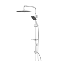 საშხაპე სისტემა Frame Tall Chrome Black Shower Set TLFR1008