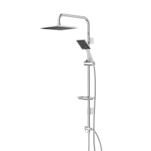 საშხაპე სისტემა Frame Tall Chrome Black Shower Set TLFR1008