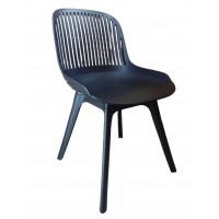 პლასტმასის სკამი MH-25614 45*45*82სმ შავი