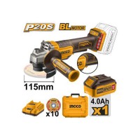 ელექტრო კუთხსახეხი 20V-115MM Li-Ion Proline (CAGLI2111561)