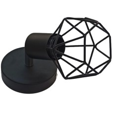 კედლის სანათი შავი E27 MH-24958