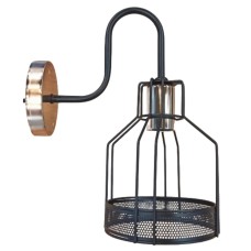 კედლის სანათი შავი E27 MH-24967