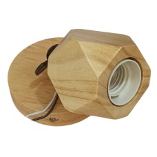 კედლის სანათი ხისფერი E27 MH-24973