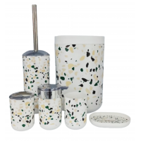 აბაზანის აქსესუარების ნაკრები 6 ცალიანია პლასტმასის MH-21873