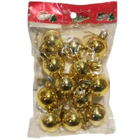 ნაძვის ხის აქსესუარი ბურთულა MH-26494 3სმ 12ც