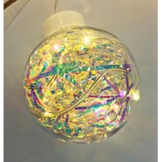 საახალწლო განათება, 10 ც. ბურთი, 3M, სიმაღლე 35სმ/50სმ, თბილი, 220ვ ფერადი, MH-27005