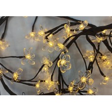 საახალწლო განათება, 60 LED, 2M, ყვავილიანი, თბილი განათება MH-26663