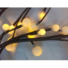 საახალწლო განათება, 60 LED, 2M, ყვავილიანი, თბილი განათება MH-26664