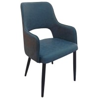 სკამი W57*D47*H97cm SH:52cm,PU Cushion, powder coating legs,