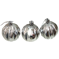 ნაძვის ხის აქსესუარი ბურთულა MH-26446 6სმ ვერცხლისფერი 6ც