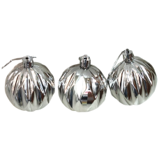 ნაძვის ხის აქსესუარი ბურთულა MH-26446 6სმ ვერცხლისფერი 6ც